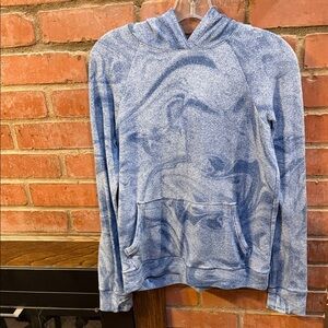 Athleta Girls Blue Swirl Hoodie